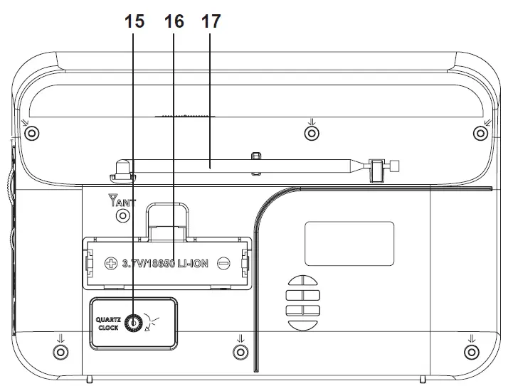 AIM-POR300BT-Portable-Radio-with-Bluetooth-and-Clock- (2)