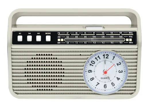 AIM-POR300BT-Portable-Radio-with-Bluetooth-and-Clock-PRO