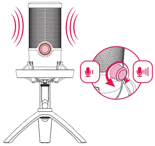 CHERRY UM 9.0 PRO RGB USB Microphone - 4