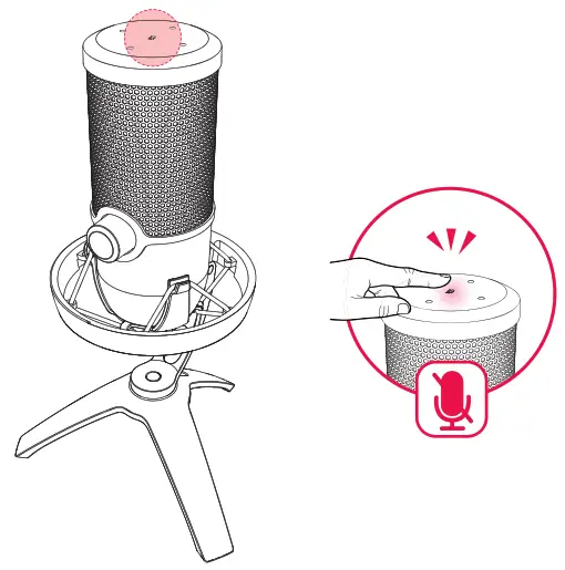 CHERRY UM 9.0 PRO RGB USB Microphone - 6