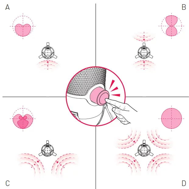 CHERRY UM 9.0 PRO RGB USB Microphone - 7