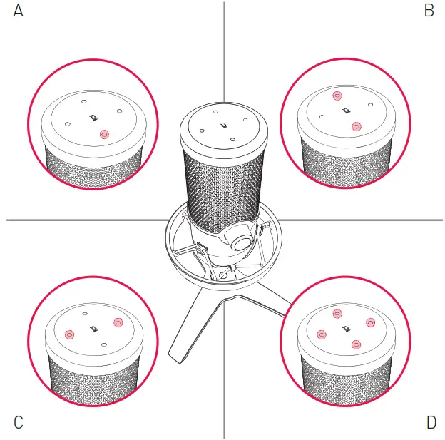 CHERRY UM 9.0 PRO RGB USB Microphone - 8