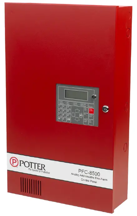 POTTER PFC-8500 Analog Addressable Fire Alarm Control Panel