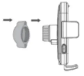 POWERTECH HS 9064 Car Cup Charger with 15W Wireless Charger - Diagram 1