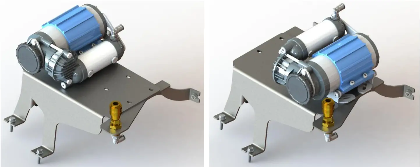 SDHQ Lexus LX 570 ARB Air Compressor Mount - fig 11