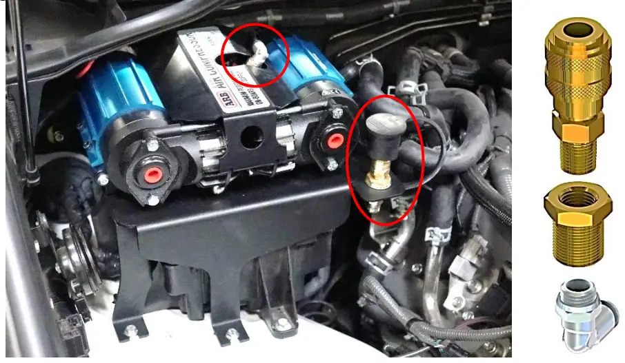 SDHQ Lexus LX 570 ARB Air Compressor Mount - fig 9