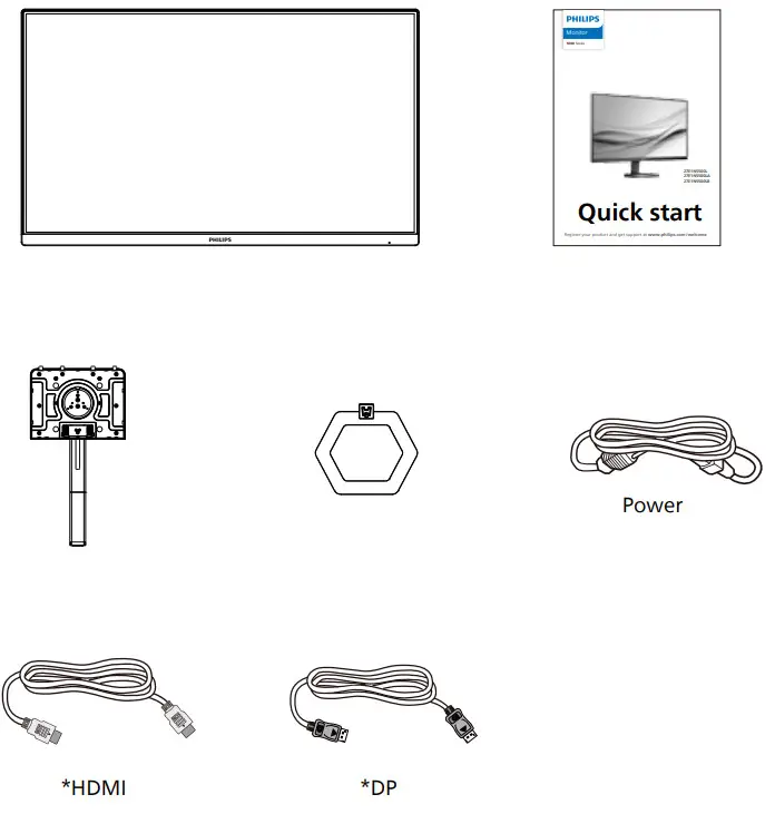 PHILIPS 27E1N5500LQ1T 5000 Series 27 Inch Quad HD Monitor - Different