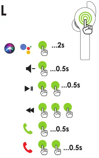 BOOMPODS bassline ANC True Wireless with Active Noise Cancelling Earbuds - 6