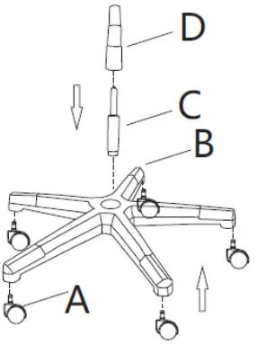 kogan Ergolux ELGCHRPUR1A Kevlar Gaming Chair - Step 1