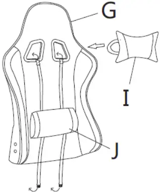 kogan Ergolux ELGCHRPUR1A Kevlar Gaming Chair - Step 2