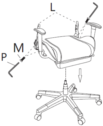 kogan Ergolux ELGCHRPUR1A Kevlar Gaming Chair - Step 4
