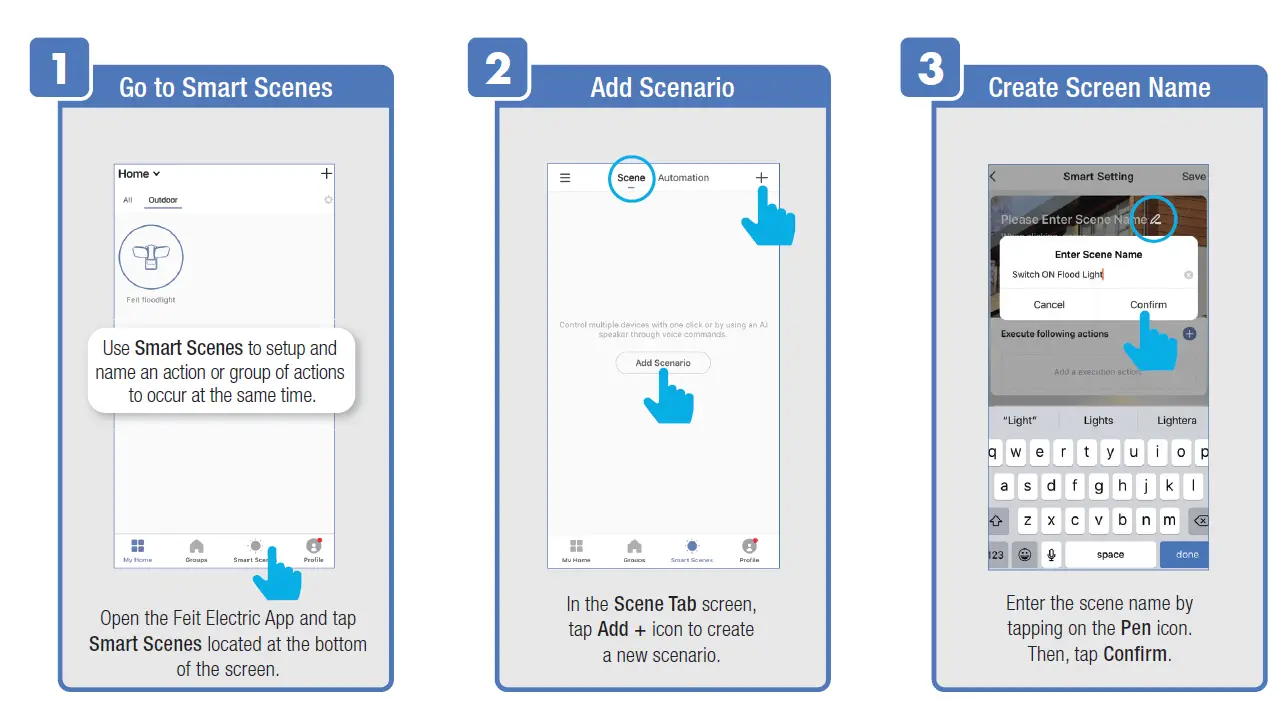 FEIT electric App Flood Light Security Camera-30