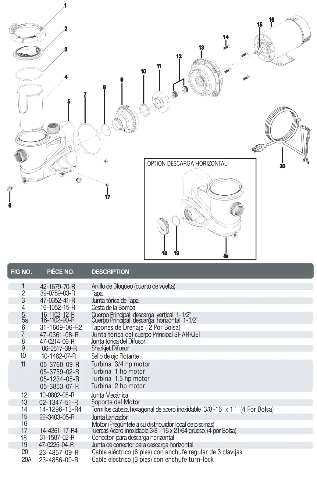 CARVIN SHARK JET Above Ground Pool Pump - figure 9