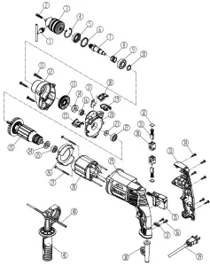 Harbor Freight Bauer Reversible Hammer Drill 1992EE B - FIGURE 5
