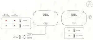 JBL Live 300TWS True Wireless Earbuds- Charging