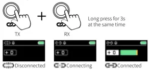 SYNCO G2 A1 Ultracompact Digital Wireless Microphone-pairing2