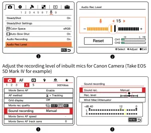 SYNCO G2 A1 Ultracompact Digital Wireless Microphone-setting
