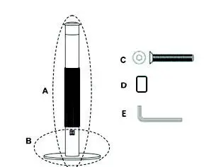 MOLINO GARDEN HEATER Built-in Bluetooth Speaker 4 Color LED Light fig1