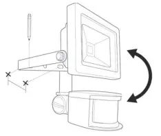 WeteLux 900826 10W LED Floodlight - FIG 1