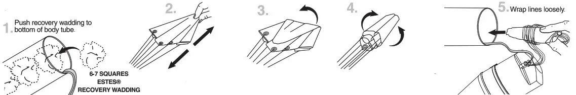 ESTES 2206 NASA SLS Rocket - PREPARE FLIGHT RECOVERY