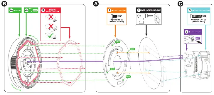 dormakaba LA GARD 700 Series High Security Safe Lock- Swing Bolt Installation