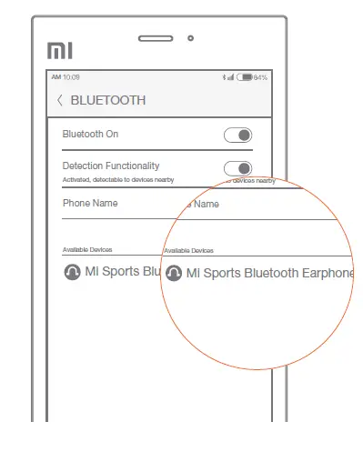 The earphones are ready