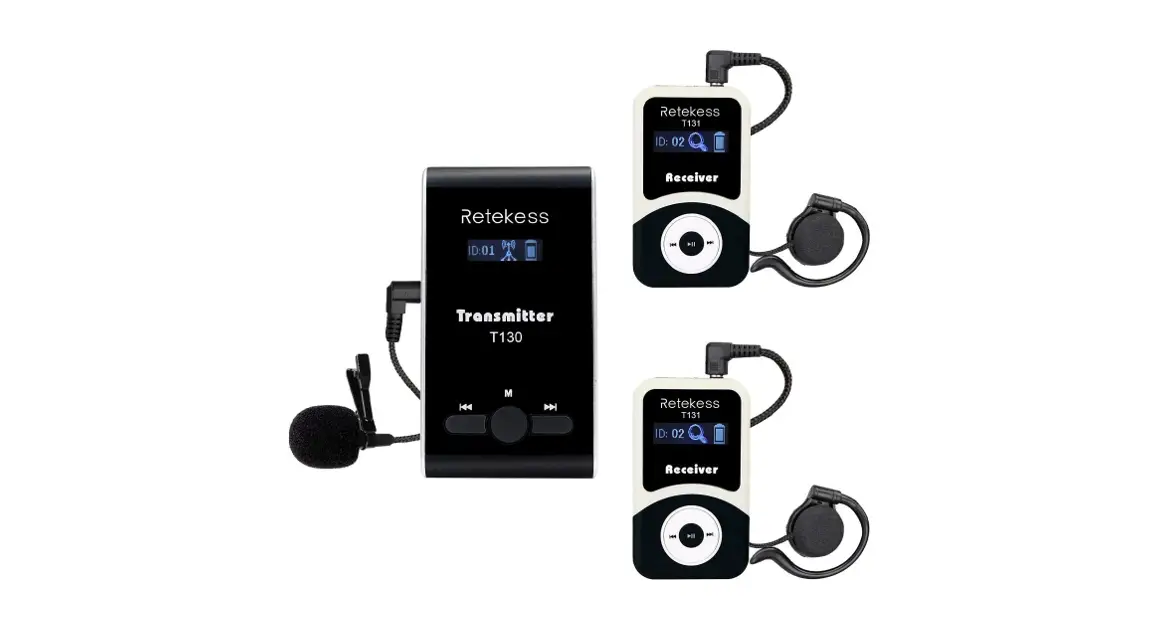 Retekess T130 Wireless Transmission System Instructions