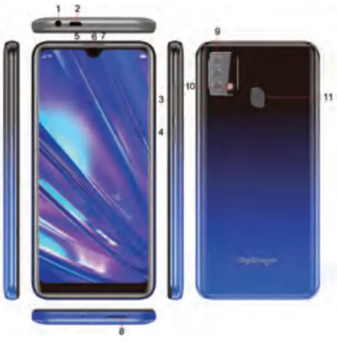 DigiDragon DS6261 3G Smartphone - fig1