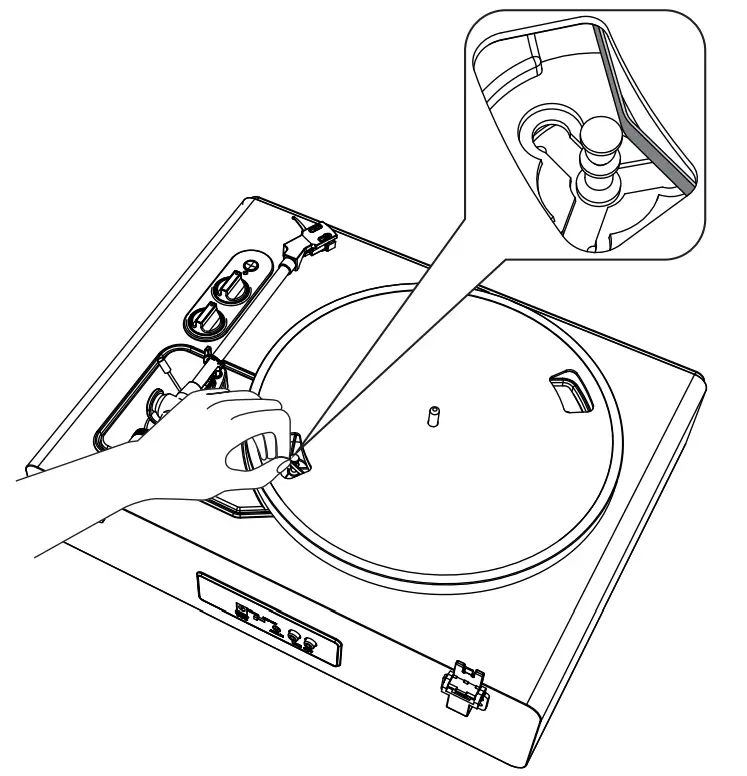 1byone High Fidelity Belt Drive Turntable - fig 16