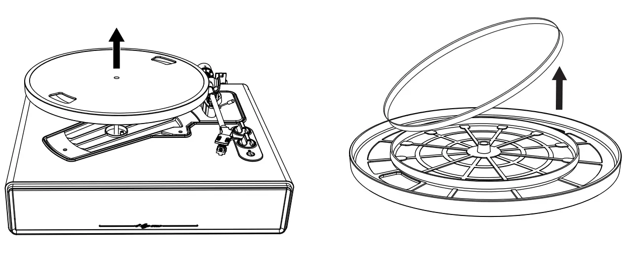1byone High Fidelity Belt Drive Turntable - fig 17