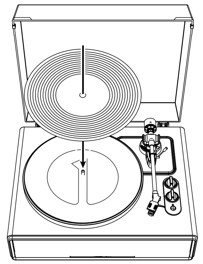 1byone High Fidelity Belt Drive Turntable - fig 9