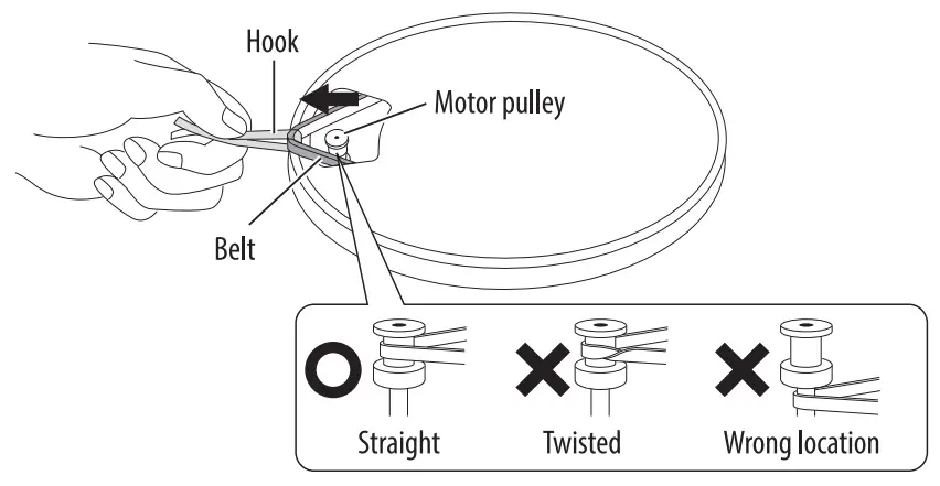 1byone High Fidelity Belt Drive Turntable - spindle 2