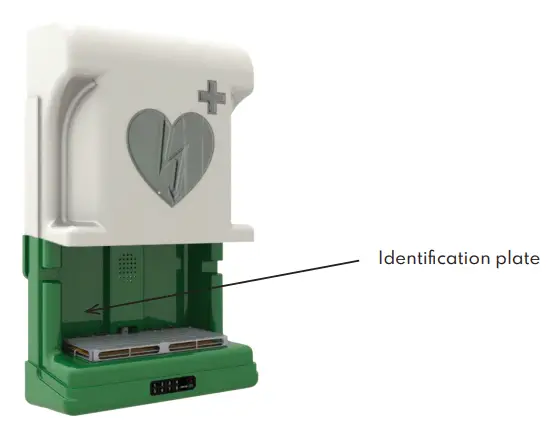 ARKY 60223 Core Plus Wandschrank For Defibrillator - Identification