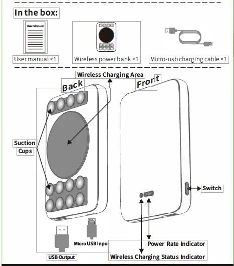 Lucky Group 18800 Wireless Power Bank fig 1