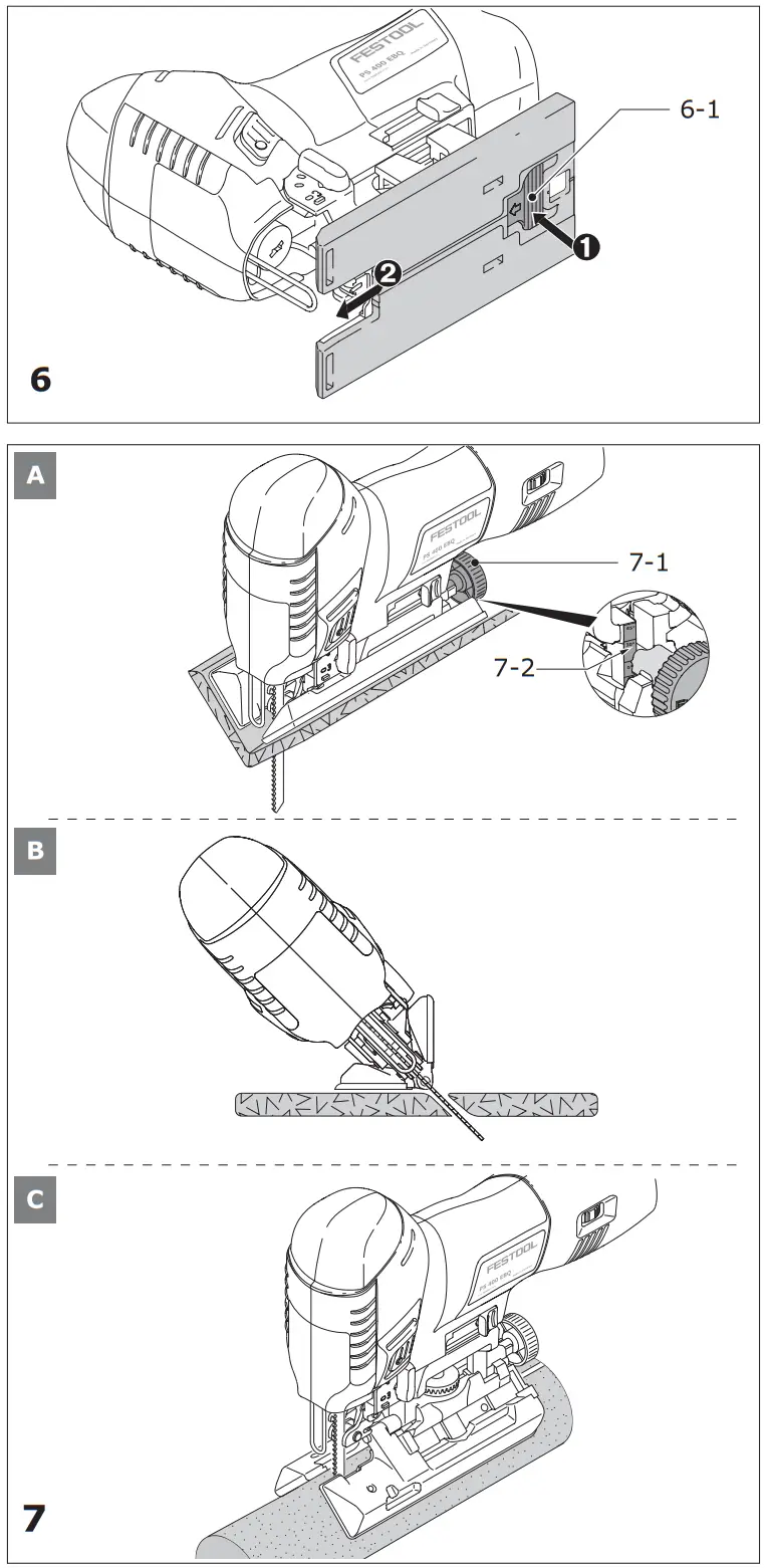 FESTOOL PS 400 EBQ Pendulum Jig Saw Carvex -fig 3