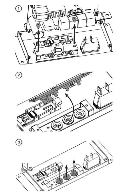 GAZCO Liberty 85 LED Electric Fire Range- BUTTON BOARD
