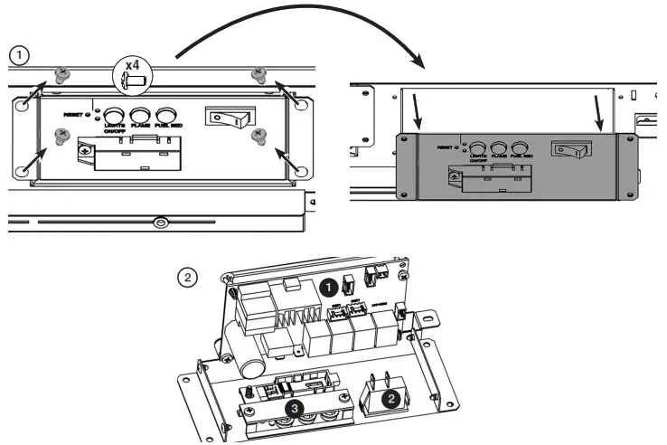 GAZCO Liberty 85 LED Electric Fire Range- CONTROL UNIT
