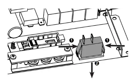 GAZCO Liberty 85 LED Electric Fire Range- POWER SWITCH