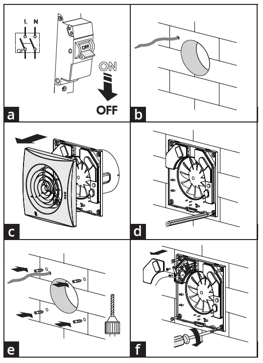FLEXIT 400065 Silent Eco Standard Bathroom Fan-6