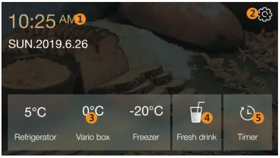 Midea MDRB470MG Refrigerator Bottom Freezer - Boot settings 3