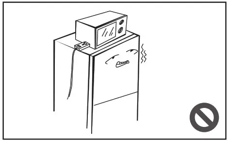 Midea MDRB470MG Refrigerator Bottom Freezer - Electricity related warnings 4
