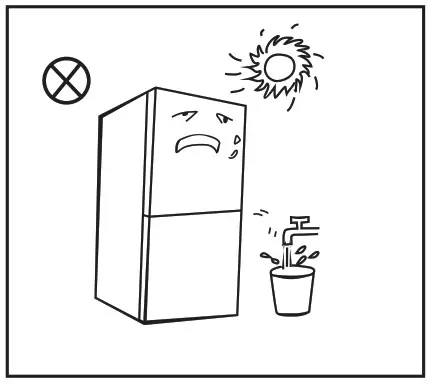 Midea MDRB470MG Refrigerator Bottom Freezer - Placement 2