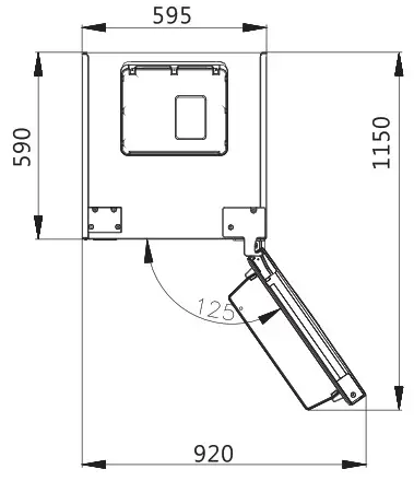 Midea MDRB470MG Refrigerator Bottom Freezer - Starting 2