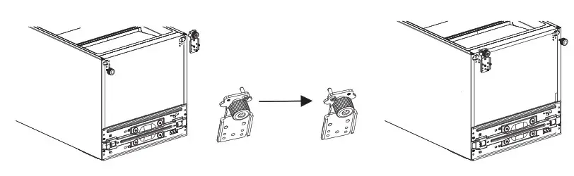 Midea MDRB470MG Refrigerator - Leveling feet 4