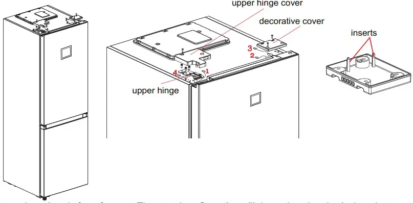 Midea MDRB470MG Refrigerator - Leveling feet 8