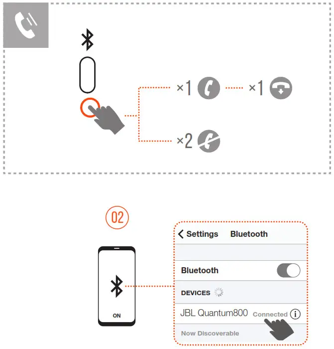 JBL Quantum 800 Over-Ear - Bluetooth 2