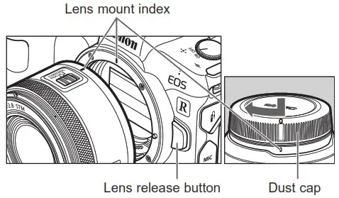 Canon RF 16mm F2 8 STM Lens - Attaching and Detaching the Lens