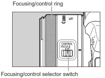 Canon RF 16mm F2 8 STM Lens - Focusing control ring 2