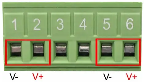 antaira LNX 1802G Series Mini GBIC Combo Industrial Ethernet Switch - Wiring the Power Inputs