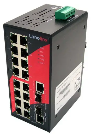 antaira LNX 1802G Series Mini GBIC Combo Industrial Ethernet Switch